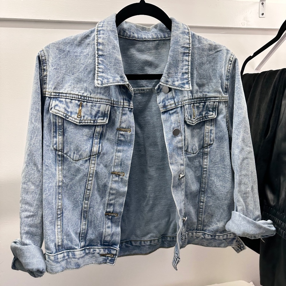 Cropped Jean Jacket